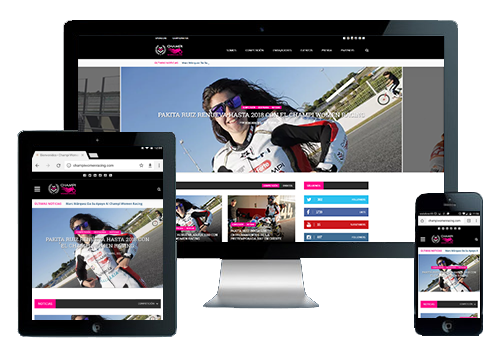 Diseño Web Champi Women Racing